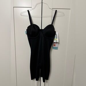 Assets by Spanx Black Bodysuit
